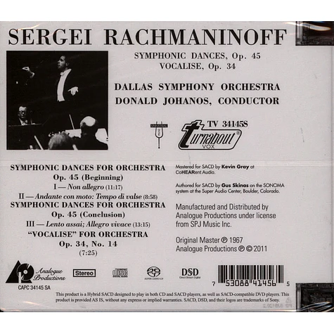 S. Rachmaninov - Symphonic Dances & Vocalise