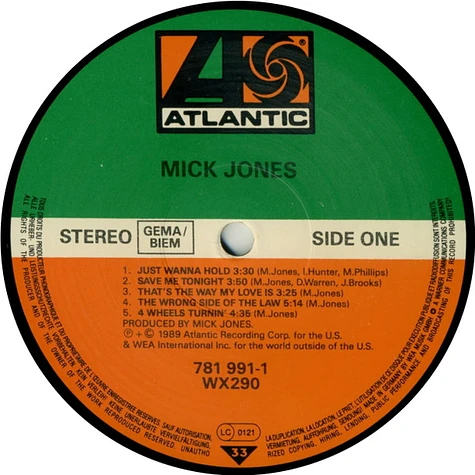 Mick Jones - Mick Jones