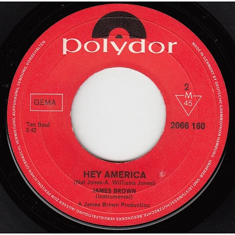 James Brown - Hey America