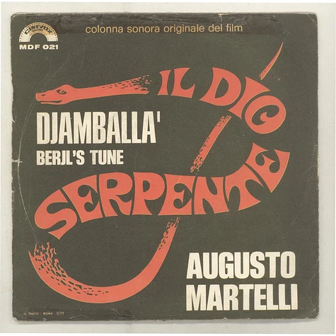 Augusto Martelli - Djamballà / Beryl's Tune (Colonna Sonora Originale Del Film)