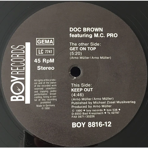 Doc Brown - Get On Top