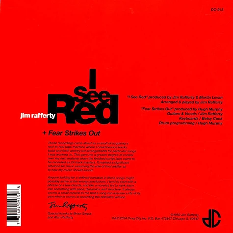 Jim Rafferty - I See Red