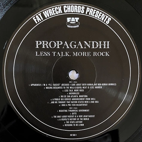 Propagandhi - Less Talk, More Rock