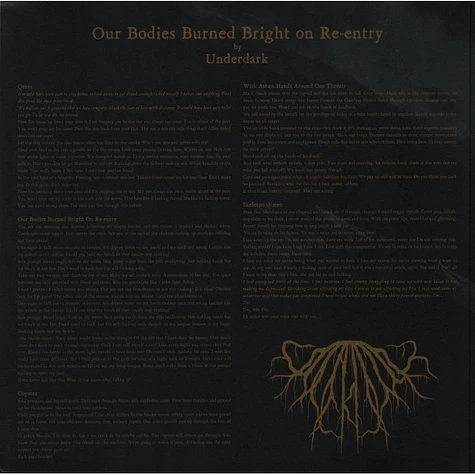Underdark - Our Bodies Burned Bright On Re​-​Entry