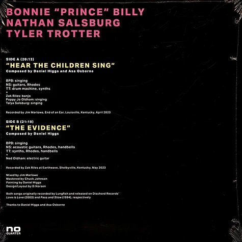 Bonnie Prince Billy & Salsburg, Nathan & Trotter, Tyler - Hear The Children Sing The Evidence