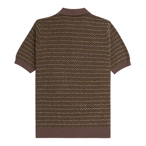 Fred Perry - Boucle Jacquard Knitted Shirt