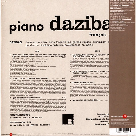Francois Tusques - Piano Dazibao