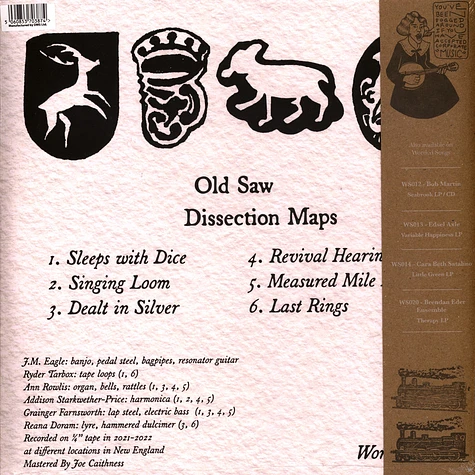 Old Saw - Dissection Maps