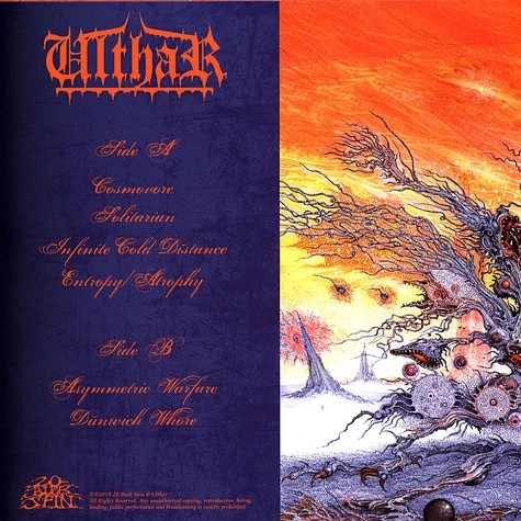 Ulthar - Cosmovore Orange / Aqua Blue Merge Vinyl Edition