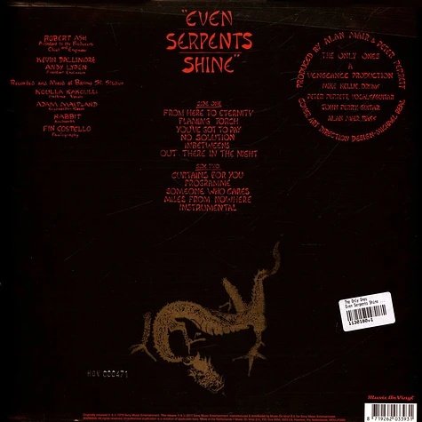 The Only Ones - Even Serpents Shine Flaming Colored Vinyl