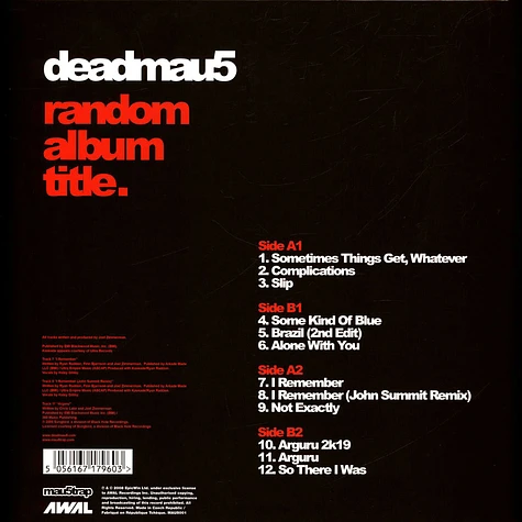 Deadmau5 - Random Album Title