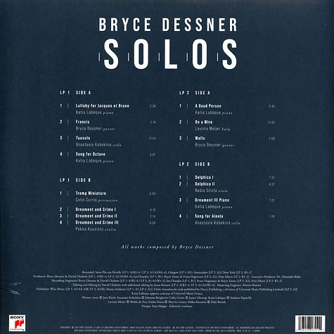 Bryce Dessner - Solos