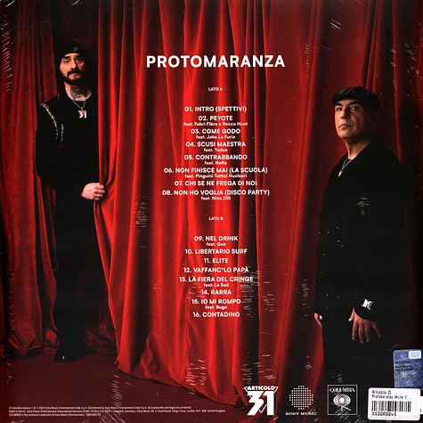 Articolo 31 - Protomaranza White Vinyl Edition