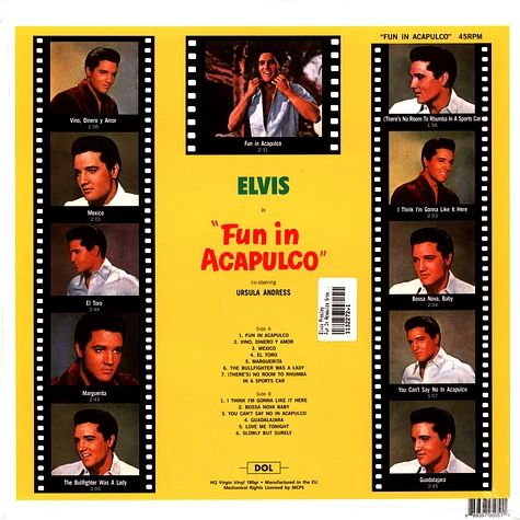 Elvis Presley - Fun In Acapulco Green Vinyl Edition