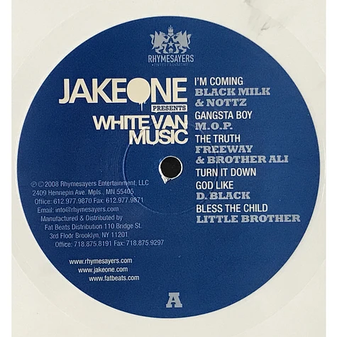 Jake One Presents White Van Music
