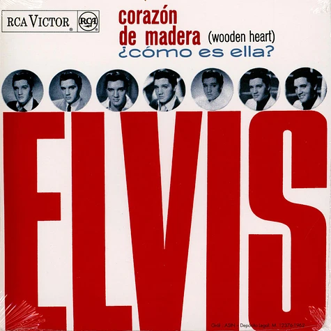 Elvis Presley - EP Stranger No. 13 - Corazon De Madera (Espagne) Black Vinyl Edition