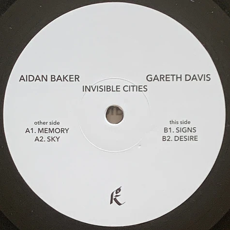 Aidan Baker, Gareth Davis - Invisible Cities