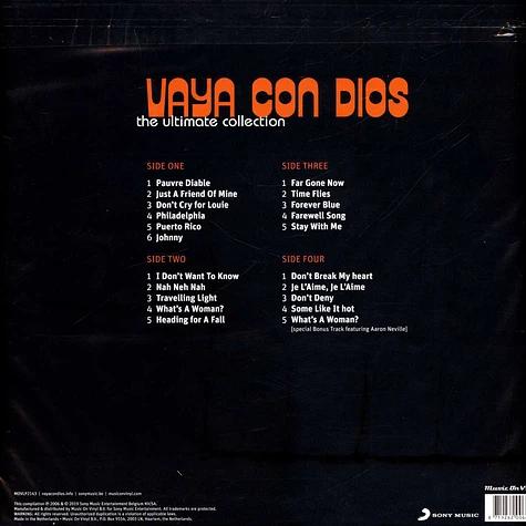 Vaya Con Dios - Ultimate Collection Black Vinyl Version