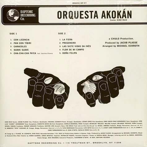 Orquesta Akokan - Caracoles Ocean Blue Vinyl Edition