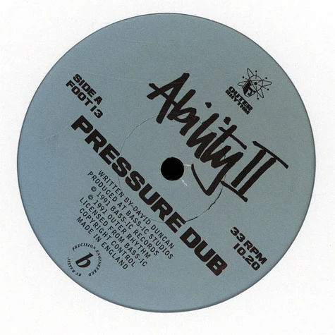 Ability II - Pressure Dub