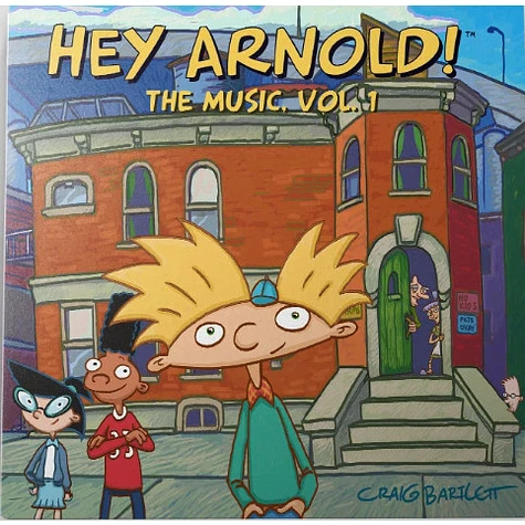Jim Lang - Hey Arnold! The Music Volume 1 Clear w/ Red, Blue, White, Bone & Pink Splatter Vinyl Edition