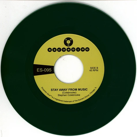 Stephen Colebrooke - Shake Your Chic Behind / Stay Away From The Music Colored Vinyl Edition