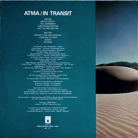 Atma - In Transit