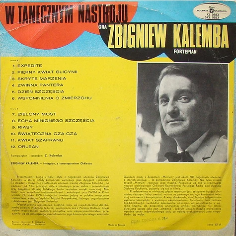 Zbigniew Kalemba - W Tanecznym Nastroju