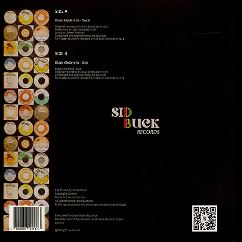 Max Asher / Sid Bucknor - Black Cinderella / Dub