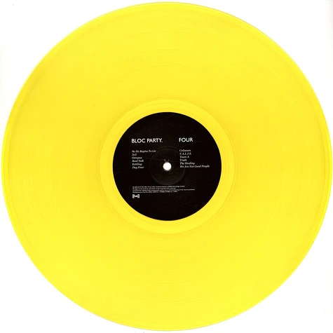 Bloc Party - Four Yellow Vinyl Edition