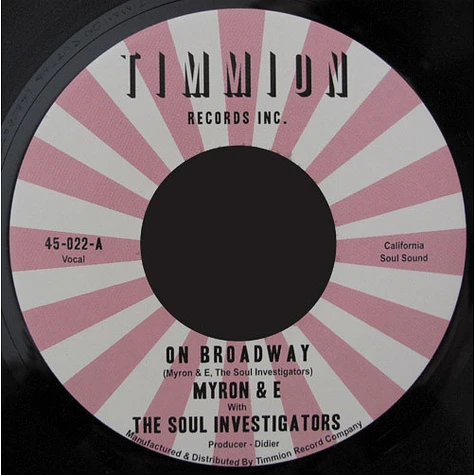 Myron And E With The Soul Investigators - On Broadway