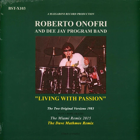 Roberto Onofri & DJ Program Band - Living In The Passion Black Vinyl Edition