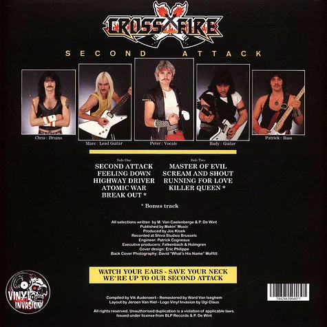 Crossfire - Second Attack Yellow Vinyl Edition