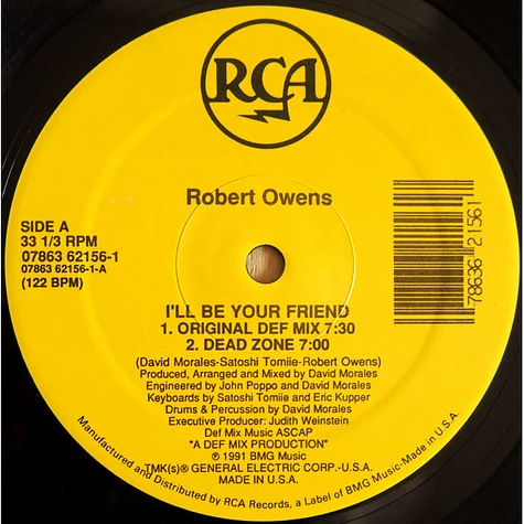 Robert Owens - I'll Be Your Friend