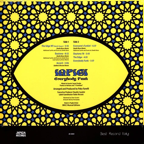 Iapigi - Everybody Funk Blue Vinyl Edtion