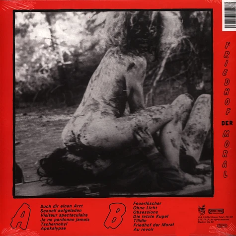 Brezel Göring & Psychoanalyse - Friedhof Der Moral HHV Exclusive Red Vinyl Edition