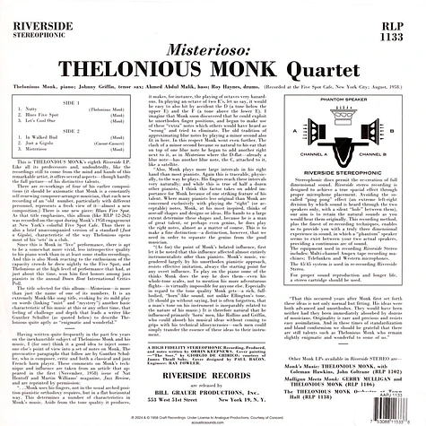 Thelonious Monk - Misterioso