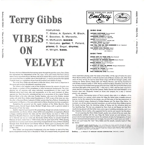 Terry Gibbs - Vibes On Velvet