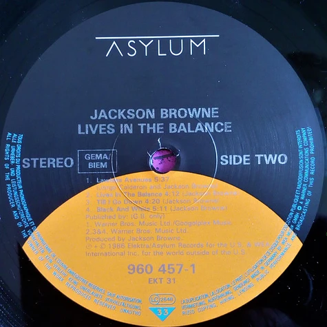 Jackson Browne - Lives In The Balance