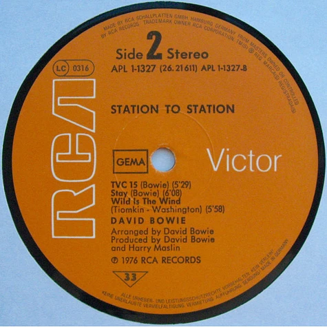 David Bowie - Station To Station