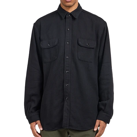 orSlow - Vintage Fit Black Flannel Shirt