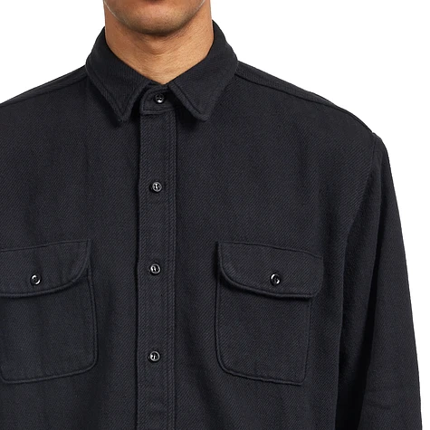 orSlow - Vintage Fit Black Flannel Shirt