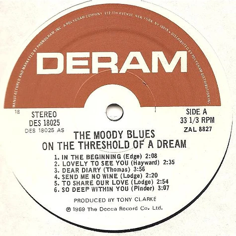 The Moody Blues - On The Threshold Of A Dream