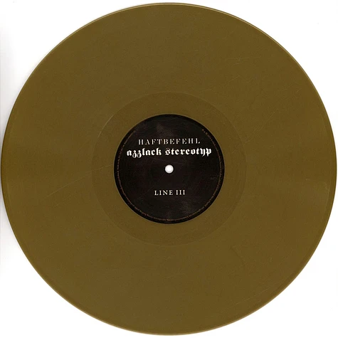 Haftbefehl - Azzlack Stereotyp Limited Gold Vinyl Edition