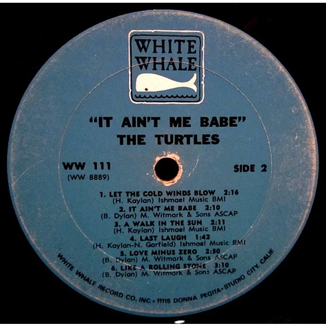 The Turtles - It Ain't Me Babe