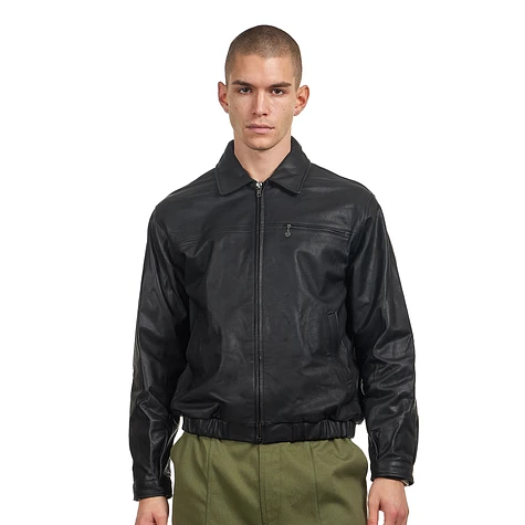 thisisneverthat - Leather Harrington Jacket