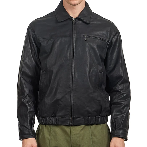 thisisneverthat - Leather Harrington Jacket