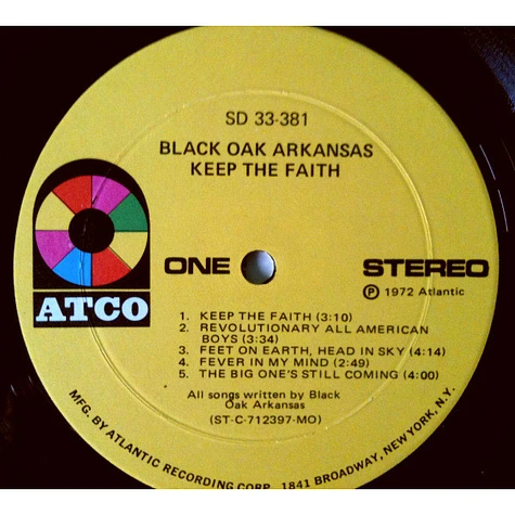 Black Oak Arkansas - Keep The Faith