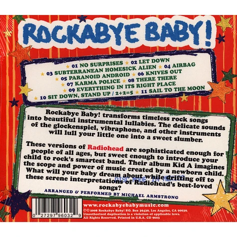 Rockabye Baby! - Lullaby Renditions Of Radiohead