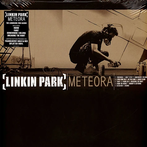 Linkin Park - Meteora Translucent Gold And Red Splatter Vinyl Edition